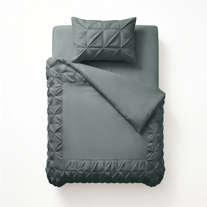 Sleeptime Border Pintuck Groen 140 x 200/220 cm