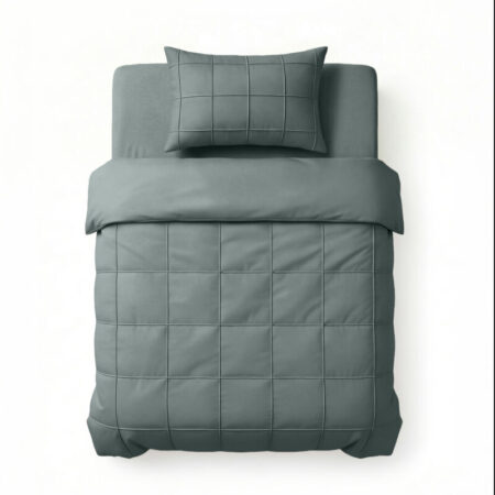 Sleeptime Check Pintuck Groen 140 x 200/220 cm