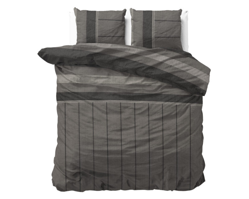 Sleeptime Flanel Kees Taupe 200 x 200/220 cm