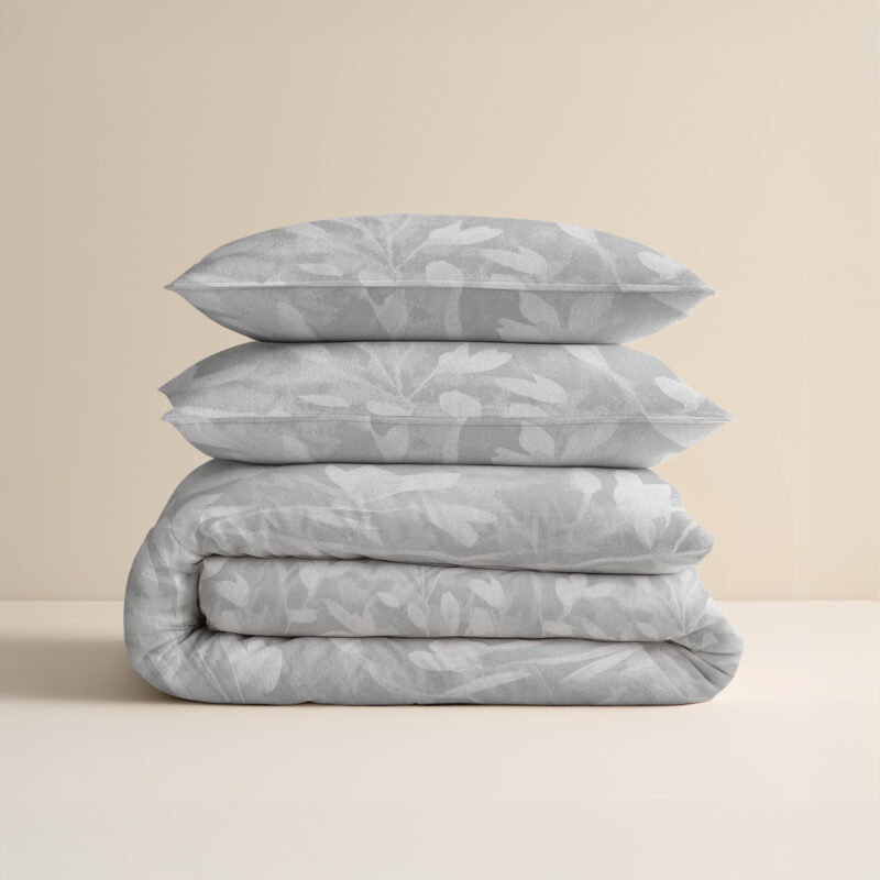 Sleeptime Flanel Rosa Grijs 240 x 200/220 cm