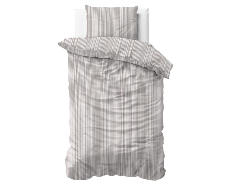 Sleeptime Pinstripe Taupe 140 x 220 cm