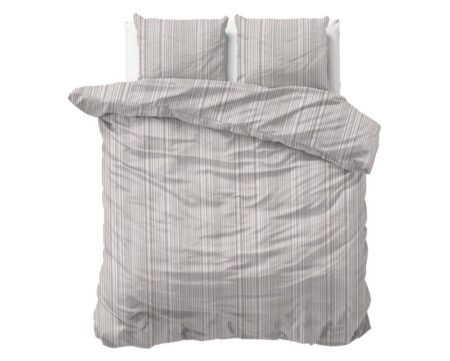 Sleeptime Pinstripe Taupe 240 x 220 cm