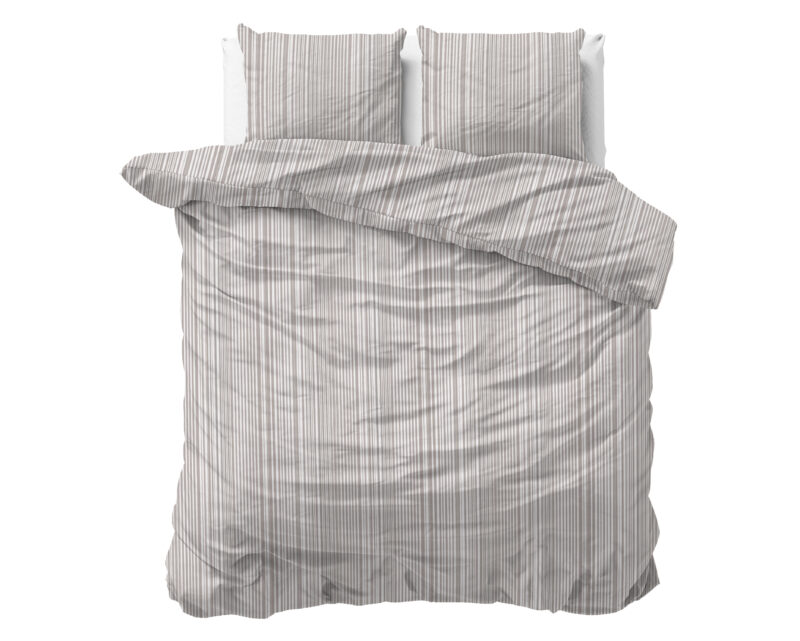 Sleeptime Pinstripe Taupe 240 x 220 cm