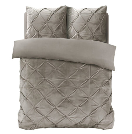 Sleeptime Velvet Pintuck Zand 240 x 200/220 cm