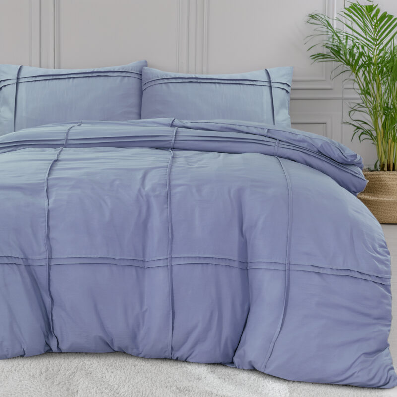 Sleeptime Washed Tufted Blauw 200 x 200/220 cm
