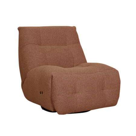 LABEL51 Fauteuil Relax and Recharge - Coral - Royal Boucle - Met Accu