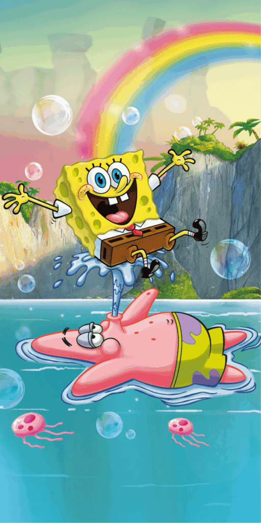 Spongebob Strandlaken Tropical 70 x 140 cm - katoen pre order